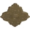 Ekena Millwork Piedmont Ceiling Medallion (Canopies up to 6 1/2"), 67 1/8"W x 48 5/8"H x 1 7/8"P, Mississippi Mud CM67PEMMF - alternate 4